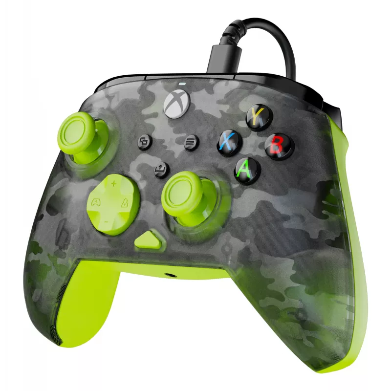 Gamepad Turtle Beach Rematch Core must hall tumehall kollane USB-juhtmega