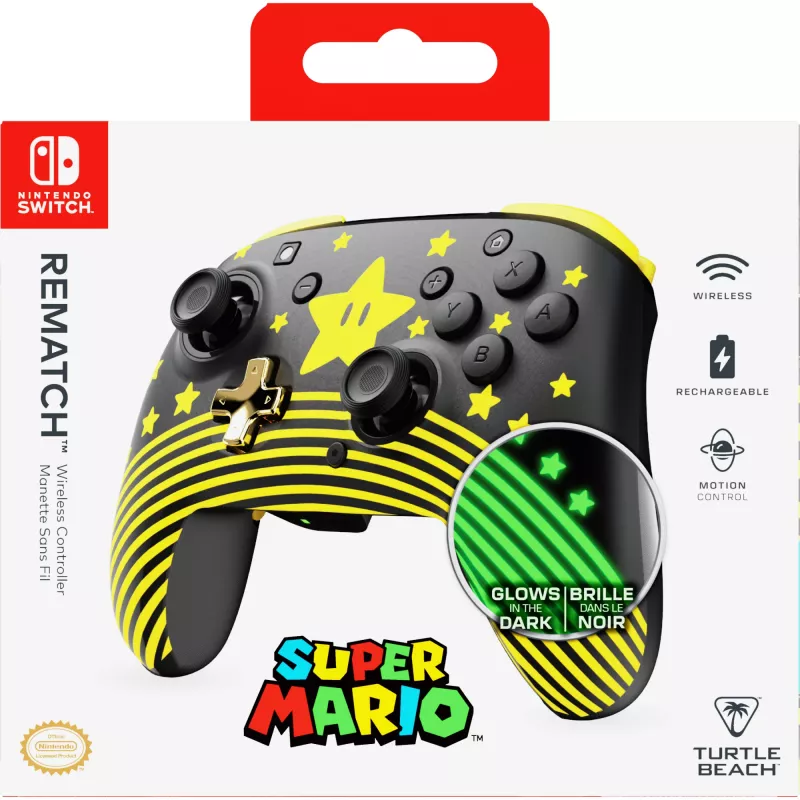 Gamepad Turtle Beach Rematch Must Gold kollane Bluetooth Nintendo Switch