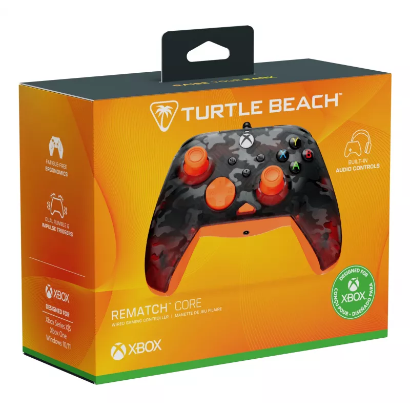 Mängupult Turtle Beach Rematch Core Must Hall Oranž USB Juhtmega