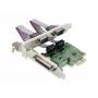 Conceptronic PCI Express-kaart 1-pordiline paralleel- ja 2-pordiline jadaport