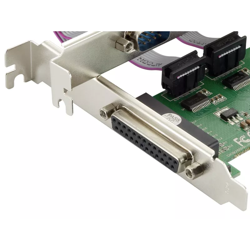 Conceptronic PCI Express-kaart 1-pordiline paralleel- ja 2-pordiline jadaport