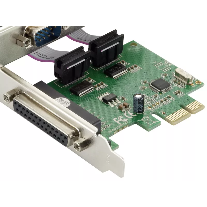 Conceptronic PCI Express-kaart 1-pordiline paralleel- ja 2-pordiline jadaport