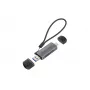 Conceptronic BIAN05G 2-in-1 USB 3.0 Dual Plug Card Reader, SD/MicroSD 3.0, UHS-I