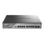 D-Link DSS-200G-10MPP võrgulüliti, hallatav L2, Gigabit Ethernet (10/100/1000), Power over Ethernet (PoE), 1U, must, hall