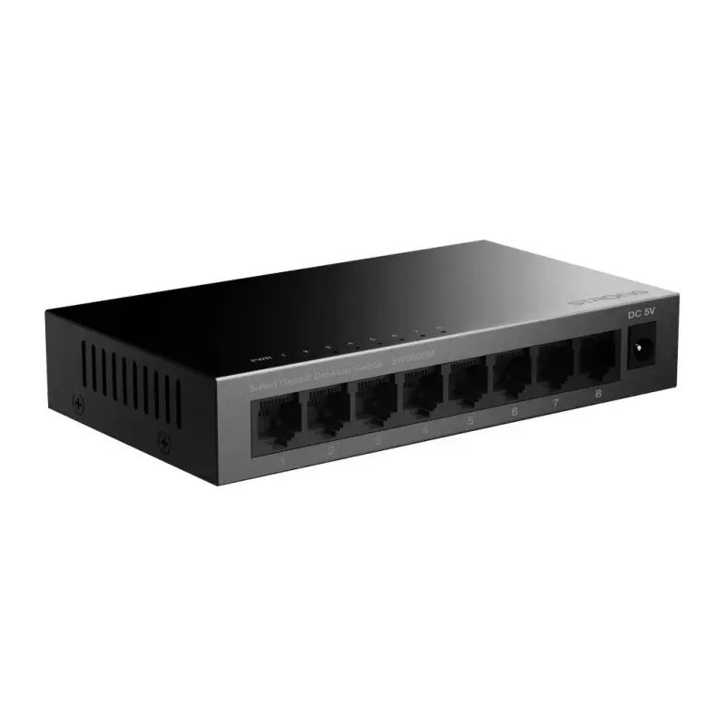 Strong SW8000M võrgukommutaator Gigabit Ethernet 8 porti 16 Gbit/s