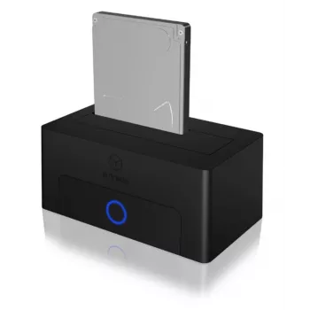 Väline 2,5/3,5-tolline HDD/SSD-korpus ICY BOX IB-1122-U3, SATA–USB 3.2 Gen1, 5 Gbit/s, must
