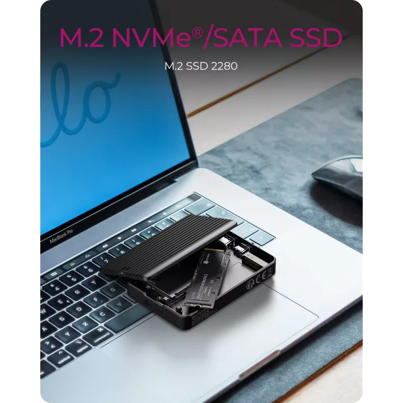 ICY BOX IB-CR601M-C31 SSD korpus Must M.2