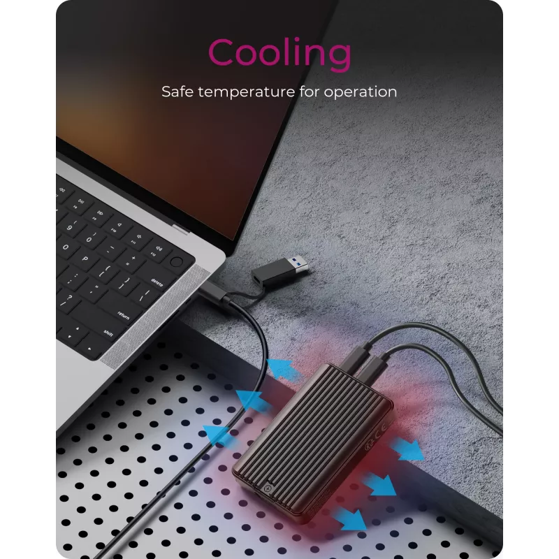 ICY BOX IB-CR601M-C31 SSD korpus Must M.2
