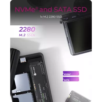 ICY BOX IB-CR602M-C31 SSD korpus Must M.2