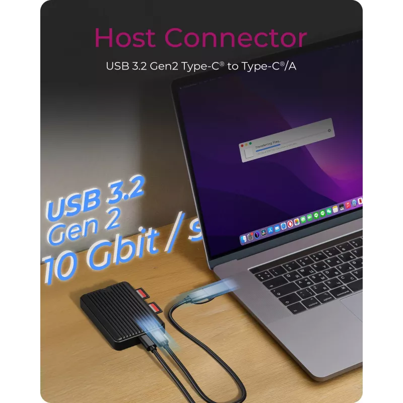 ICY BOX IB-CR602M-C31 SSD korpus Must M.2