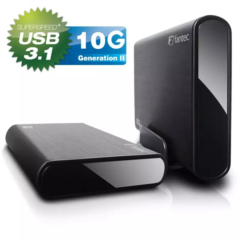 HDD-korpus Fantec DB-ALU31 Must 3,5 tolli