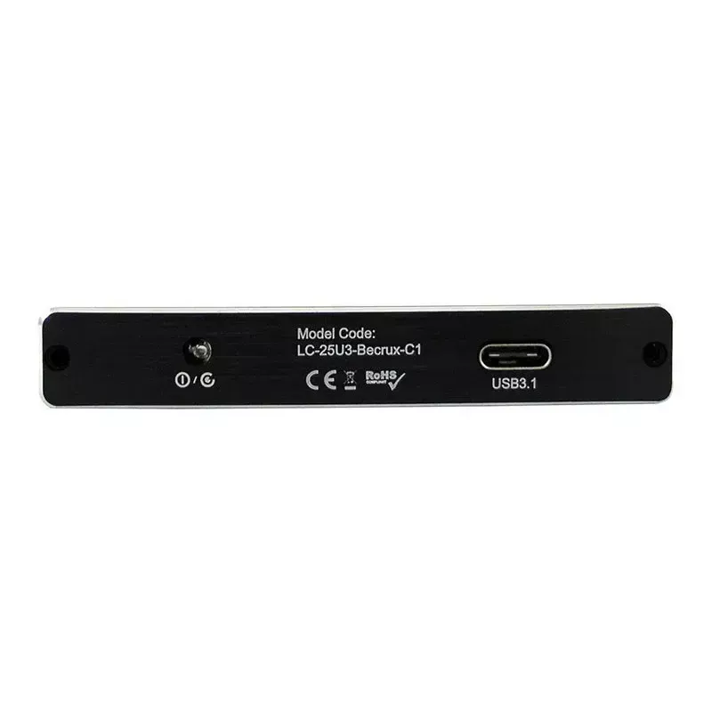 HDD korpus LC-Power LC-25U3-Becrux-C1 Must 2,5 tolli