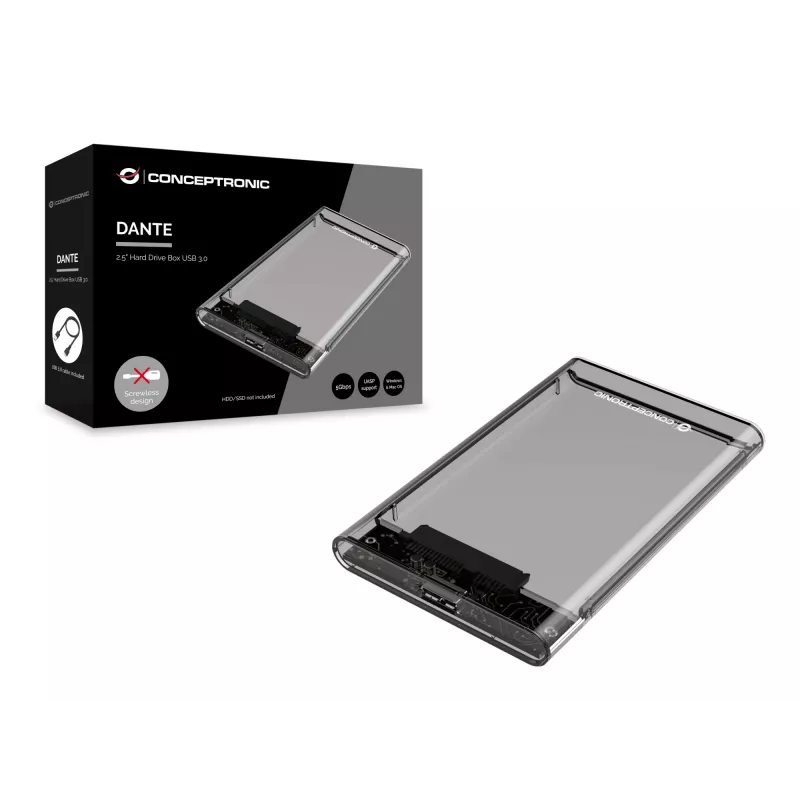 Conceptronic DANTE 2,5-tolline kõvakettaboks USB 3.0