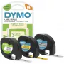DYMO LetraTag silditeip, assortii, 3 tk pakend