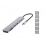 Conceptronic DONN28G 7-in-1 USB 3.2 Gen 1 dokkimisjaam, 4K60Hz HDMI, USB-A 5Gbps x 2, USB-C 5Gbps, SD, TF/MicroSD, 100W USB PD