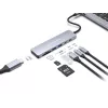 Conceptronic DONN28G 7-in-1 USB 3.2 Gen 1 dokkimisjaam, 4K60Hz HDMI, USB-A 5Gbps x 2, USB-C 5Gbps, SD, TF/MicroSD, 100W USB PD