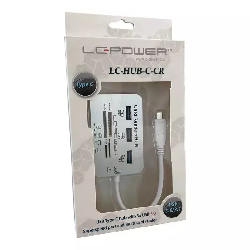 Sülearvuti dokkimisjaam LC-Power LC-HUB-C-CR