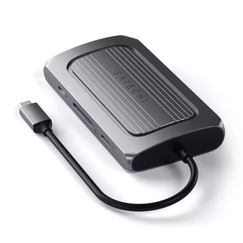 Sülearvutidokk Satechi ST-U4MA3M USB-C hall 100W toiteedastus