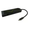 USB-jaotur LC-Power LC-HUB-C-MULTI-6-RGB USB-C 5000 Mbit/s Must