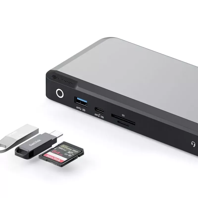 ALOGIC DX3 Triple 4K Display Universal Docking Station 100W toiteedastus