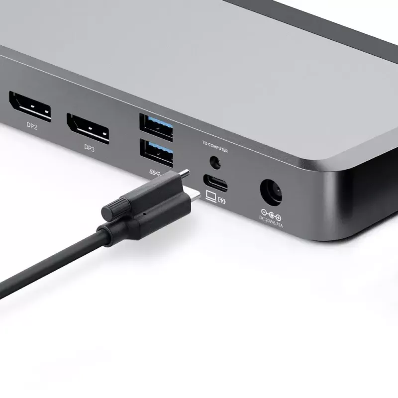 ALOGIC DX3 Triple 4K Display Universal Docking Station 100W toiteedastus