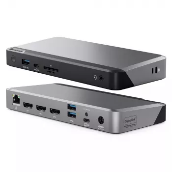 ALOGIC DX3 Triple 4K Display Universal Docking Station 100W toiteedastus
