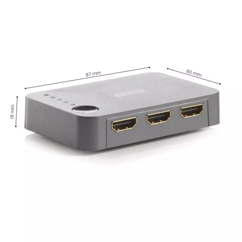 Marmitek Connect 350 UHD 2.0 - HDMI-lüliti 4K 60Hz - 5 sisendit / 1 väljund
