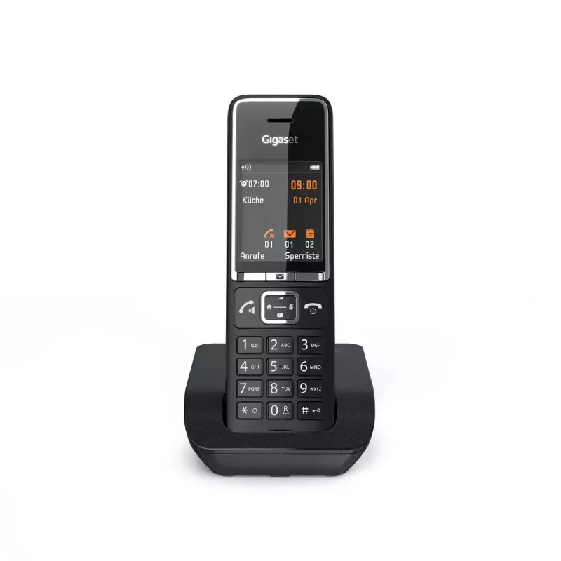Analoogtelefon Gigaset COMFORT 550 juhtmeta telefonitoru helistaja ID-ga