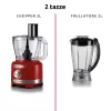 Ariete 1782 Gourmet Pro Moderna, köögikombain, 3 L multiveski, 2 L kannmikser, 2 kiirust + impulssrežiim, terade komplekt + roostevaba terasest ketas, mahlapressi lisaseade, punane