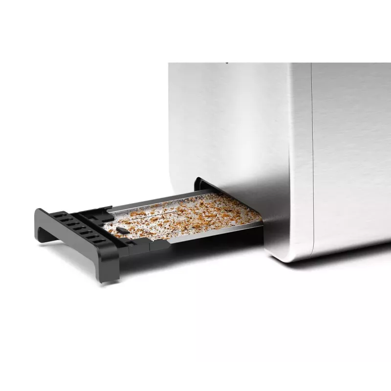Bosch TAT5P420 röster 2 viil(ud) 970 W Must, Roostevaba teras