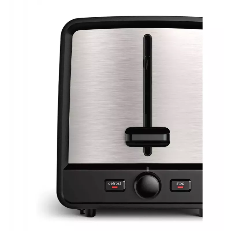 Bosch TAT5P420 röster 2 viil(ud) 970 W Must, Roostevaba teras