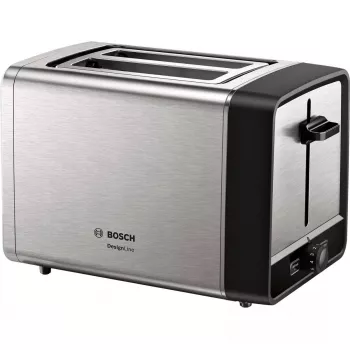 Bosch TAT5P420 röster 2 viil(ud) 970 W Must, Roostevaba teras