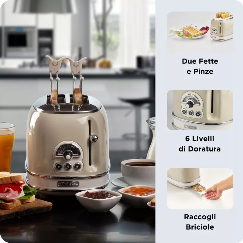 Ariete 0155/03 6 2 slice(s) 810 W Beež