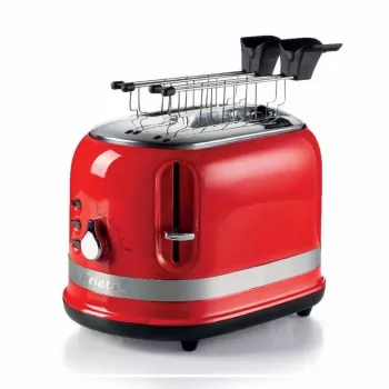 Ariete 149 röster tangidega 2 viilu jaoks - automaatne väljaviskamine - sulatus - 6 pruunistusastet - 800 W - Modern Line - punane