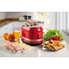 Ariete 149 röster tangidega 2 viilu jaoks - automaatne väljaviskamine - sulatus - 6 pruunistusastet - 800 W - Modern Line - punane