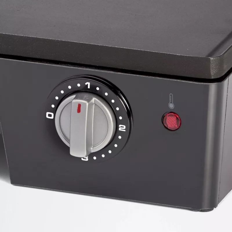 Ariete 1916 Multi Grill 3 in 1 - Elektriline grill, BBQ, sile ja ribiline plaat - 180° avamine - Reguleeritav termostaat - 2400 W - Must