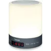 Pistiköövalgusti Beurer WL 50 – LED, valge korpus, sinine/punane/valge valgus, vahelduvvoolu- ja akutoide, kõrgus 132 mm