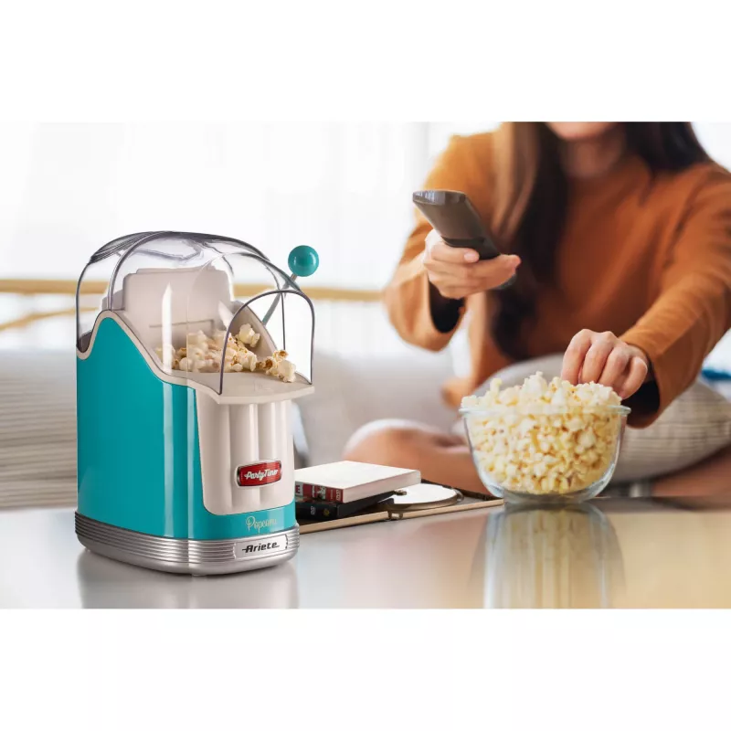 Ariete 2958/01 popcorn popper Blue, Valge 3 min 1100 W