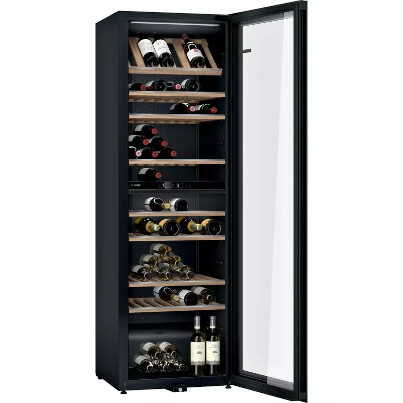 Bosch Serie 6 KWK36ABGA veinijahuti Kompressor-veinijahuti Eraldiseisev Must 199 pudelit