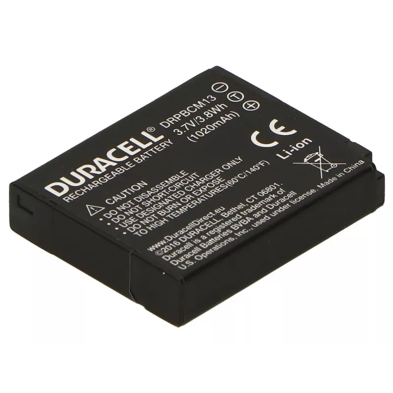 Duracell Camera aku - replaces Panasonic DMW-BCM13 aku