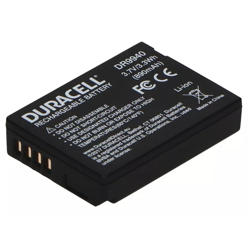 Duracell Camera aku - replaces Panasonic DMW-BCG10 aku