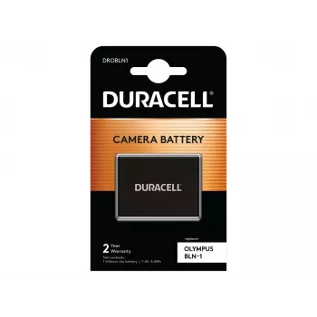 Duracell kaamera aku - asendab Olympus BLN-1 akut, Olympus, 1140 mAh, 7,4 V, liitiumioon (Li-Ion)