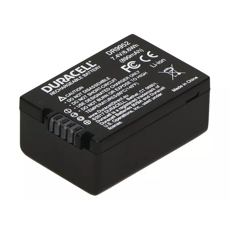 Duracell kaameraaku - asendab Panasonic DMW-BMB9E akut