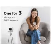 Conceptronic 3-pordiline 67 W GaN USB PD laadija koos USB-C laadimiskaabliga, USB-C x 2, USB-A x 1, QC 3.0, PPS