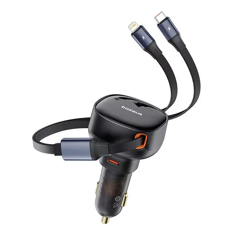 Baseus Enjoyment Pro 60W autolaadija USB-kaabliga