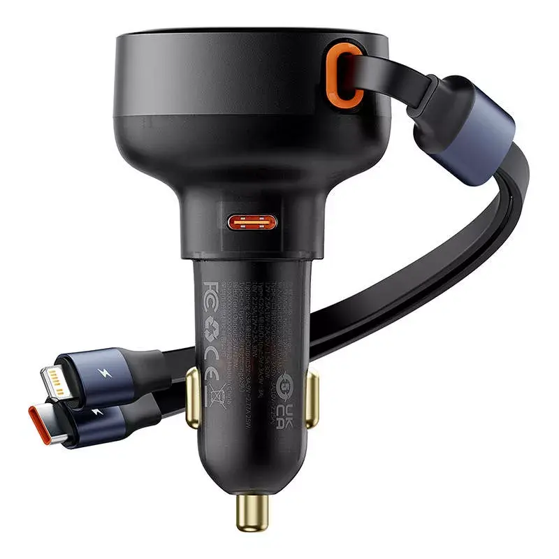 Baseus Enjoyment Pro 60W autolaadija USB-kaabliga