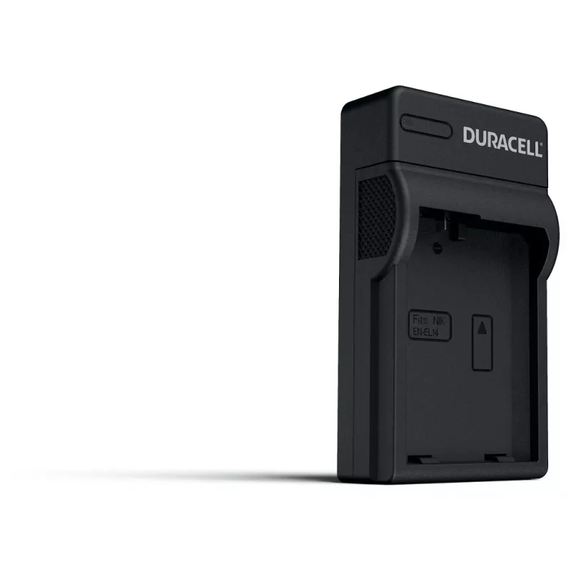 Duracell Digikaamera akulaadija, USB, Toas kasutatav akulaadija, Nikon EN-EL14, Must, 5 V, 5 V