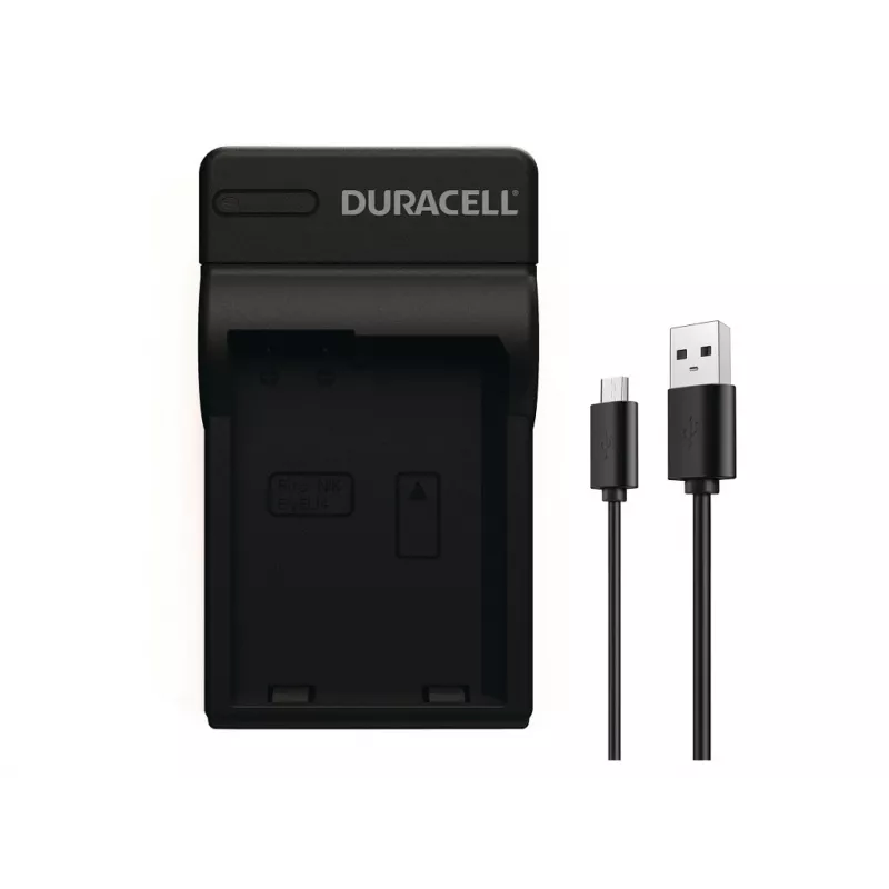 Duracell Digikaamera akulaadija, USB, Toas kasutatav akulaadija, Nikon EN-EL14, Must, 5 V, 5 V