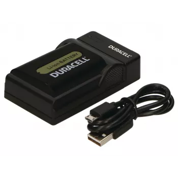 Duracell Digital Camera Battery Charger, USB, siseaku laadija, Sony NP-FP50, 70, 90, 51, 71, 91, must, 5 V, 5 V