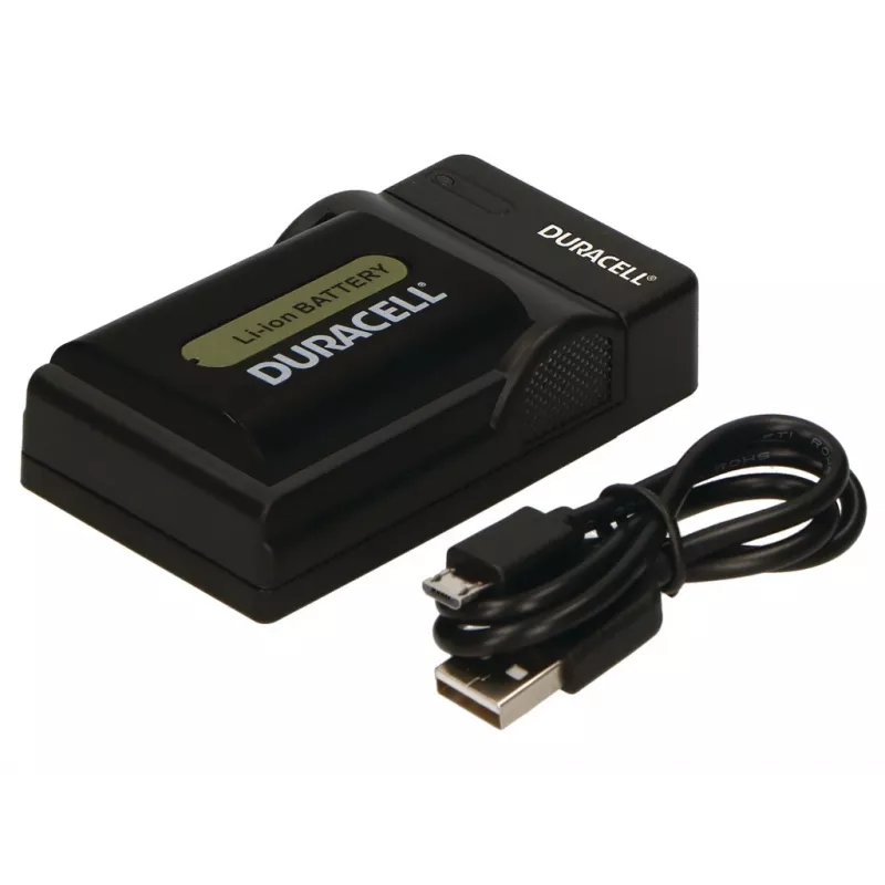 Duracell Digital Camera Battery Charger, USB, siseaku laadija, Sony NP-FP50, 70, 90, 51, 71, 91, must, 5 V, 5 V